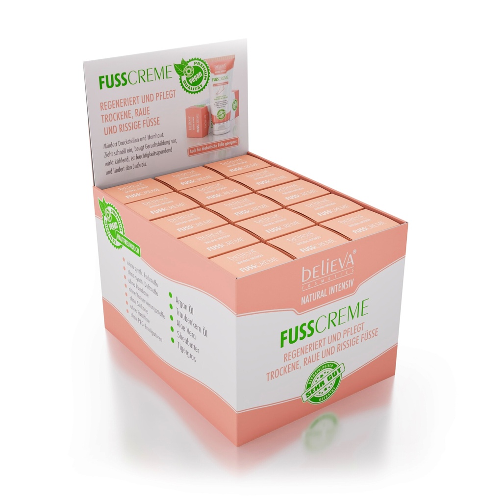 Believa Natural Intensiv Fusspflege Display 15x100ml